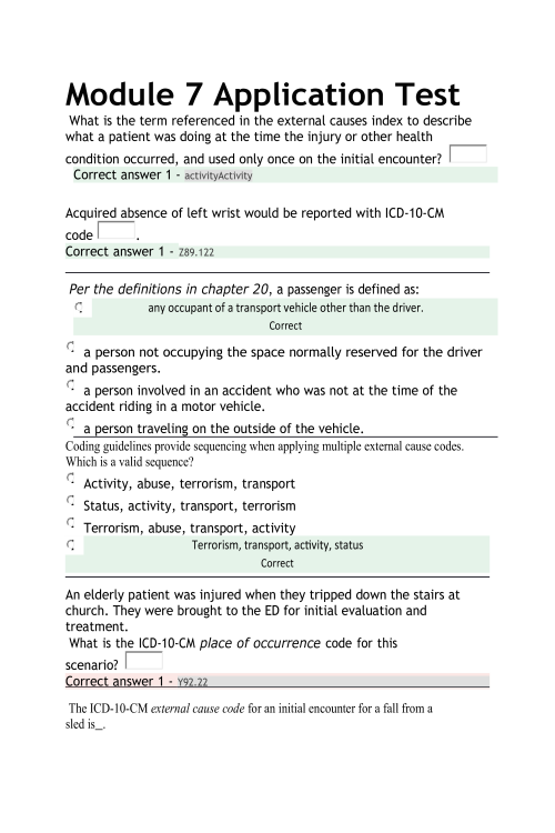 HIT 205 Module 7 Application Test